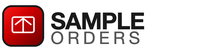 SAMPLE ORDERS